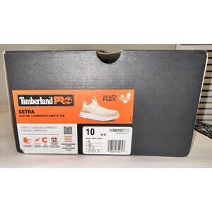 Timberland PRO Mens Size 10M Setra Slip On Composite Safety Toe Shoes Preowned